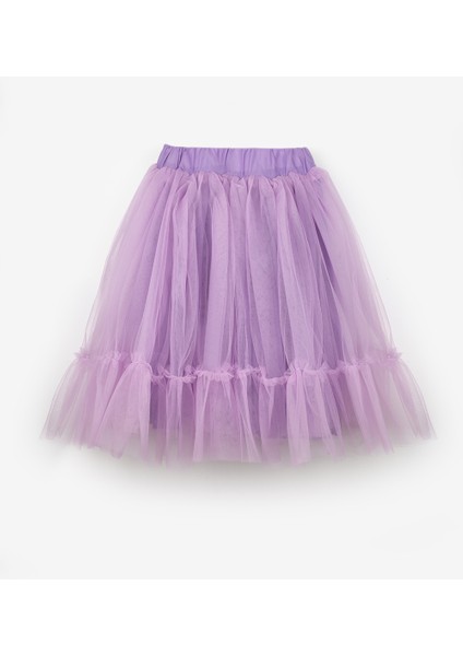 Lila Kız Çocuk Uzun Tül Etek - Mindy fiyatları