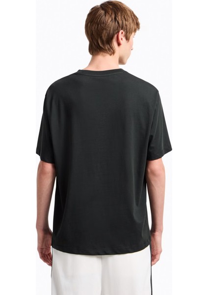 Bisiklet Yaka Siyah Erkek T-Shirt XM000276 AF12308 UB001 T-Shırt fırsatları