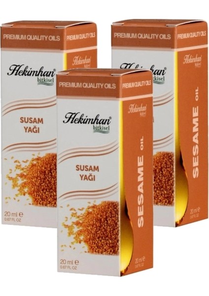 Susam Yağı 20ML 3 Adet