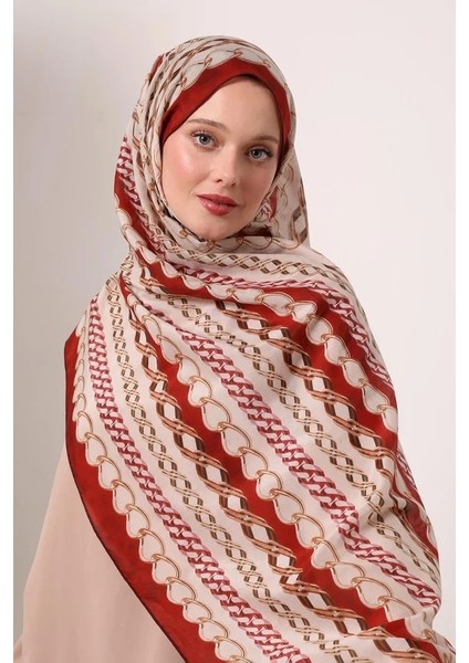 Bordo Luvensara Silk Elite Şal