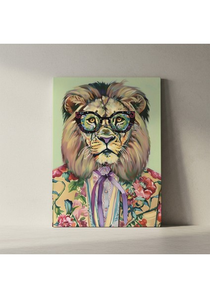 Şık Aslan Portresi Tablosu fiyatları