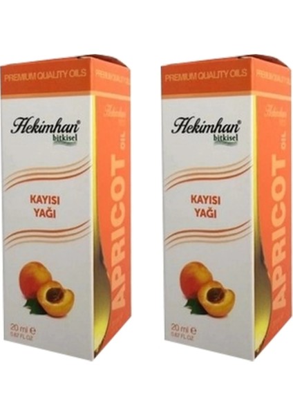 Kayısı Yağı 20 ml 2 Adet