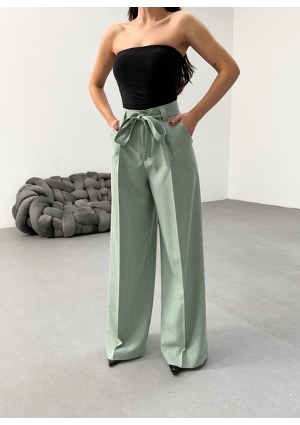 Sante Çi̇zgi̇li̇ Bel Kuşakli Palazzo Pantolon fırsatları