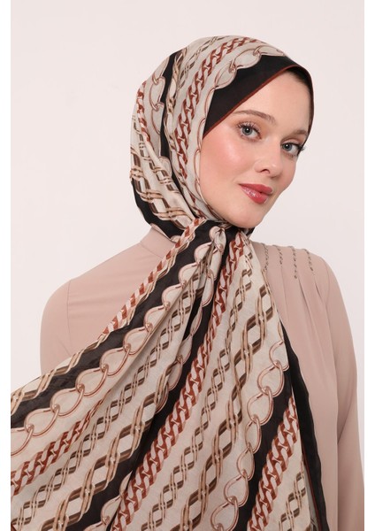 Siyah Luvensara Silk Elite Şal