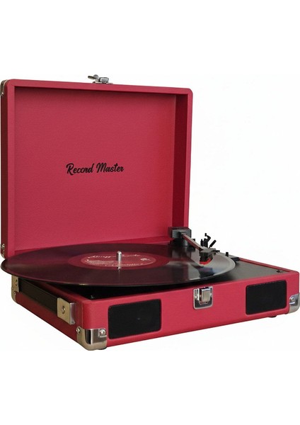 Record Master RM-311 Kırmızı Renkli Pikap - Tüm Plaklar Ile Uyumlu - Power Bank Lere Bağlanarak Kullanılabilme fiyatları
