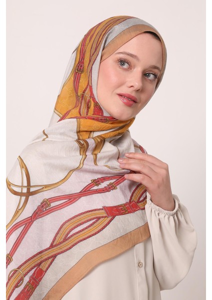 Açık Taba Luvensara Tensel Summer Şal