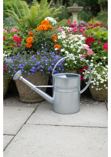 Olivia 3,5 Litre Metal Çiçek Bahçe Sulama Kabı Renksiz - Modern Dekoratif Çok Amaçlı Sulak fiyatları
