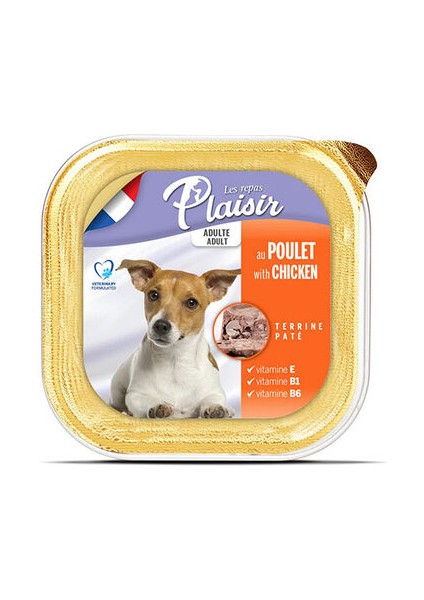 Tavuk Etli Parçalı ve Soslu Köpek Konservesi X4 Adet