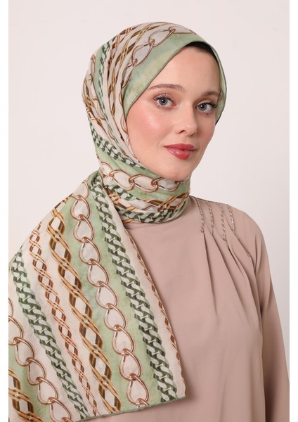 Yeşil Luvensara Silk Elite Şal