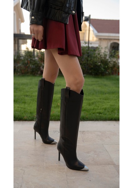 Fall Siyah Hakiki Deri Çizme indirimleri