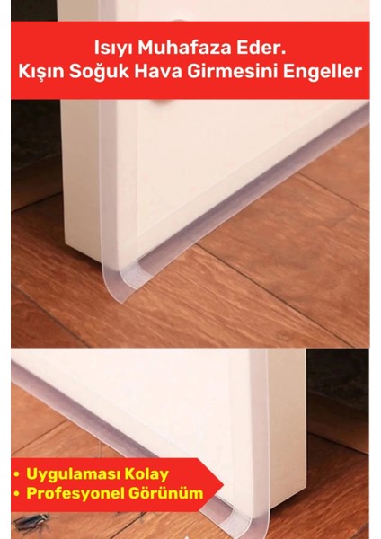 Ses Böcek Toz Önleyici Rüzgar Kesici Kapı Pencere Isı Izolasyon Yalıtım Şeffaf Şerit Bant 5mt 1 Adet fiyatları