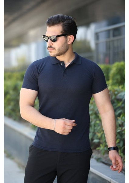 Erkek Kısa Kollu Yakalı Tişört