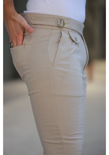 Erkek Bel Toka Detaylı Pileli Pantolon fiyatları