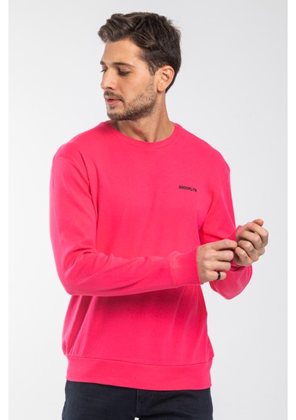 Süperlife Bisiklet Yaka Uzun Kollu Dar Kalıp Ince Erkek Sweatshirt SPR2019K18 fırsatları