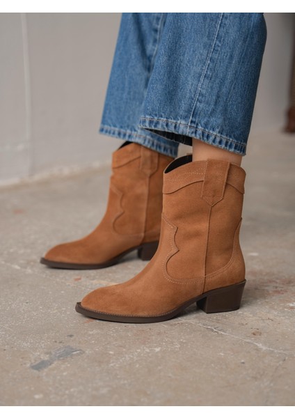 Riry Camel Süet Hakiki Süet Kadın Bot fiyatları
