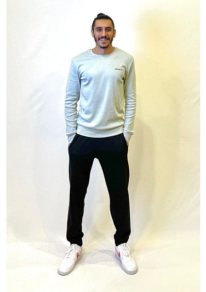 Süperlife Bisiklet Yaka Uzun Kollu Dar Kalıp Ince Erkek Sweatshirt SPR2019K18 fiyatları