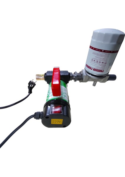 12 Volt Mazot Aktarma Pompası & Filtreli