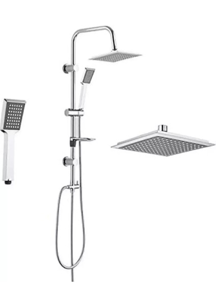 Tepe Duş Seti Rain Pratik Quadro - Yağmurlama Duş 53260 Shower Set fiyatları