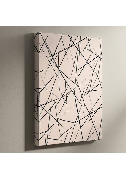 Soyut Minimalist Çizgi Sanatı Tablosu