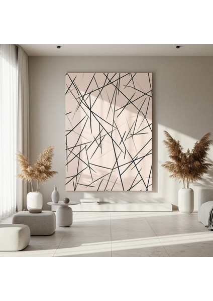 Soyut Minimalist Çizgi Sanatı Tablosu fırsatları