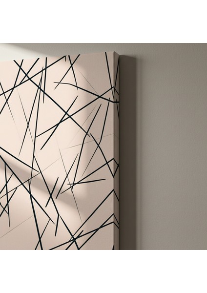 Soyut Minimalist Çizgi Sanatı Tablosu indirimleri