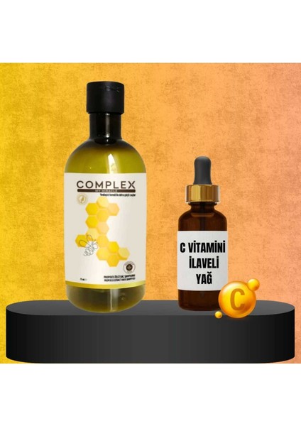 Propolis Özlü Saç Şampuanı + C Vitamin Ilaveli Yağ