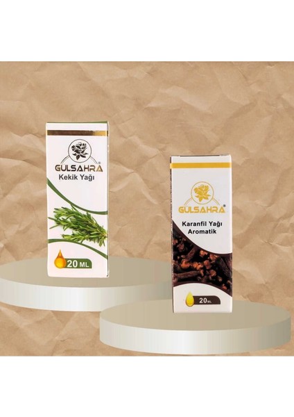 Aromatik Karanfil Yağı + Kekik Yağı