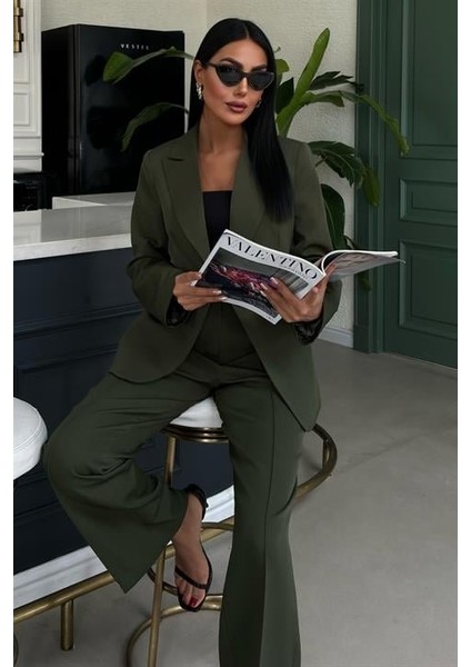 Sırt Dantel Detay Premium Takım Elbise 10031