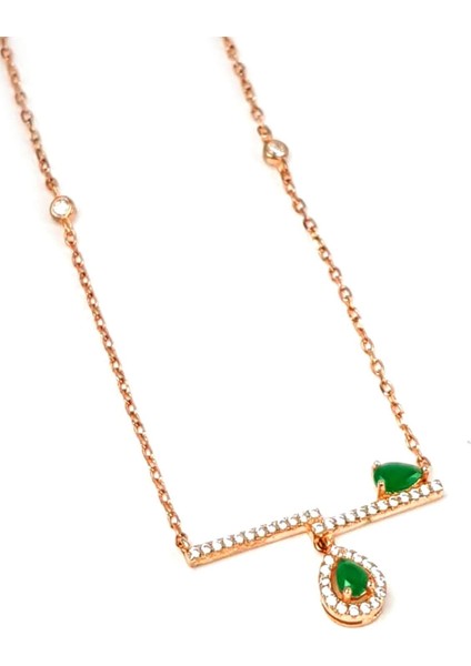 Kök yakut taşlı gümüş lüks kolye fiyatları