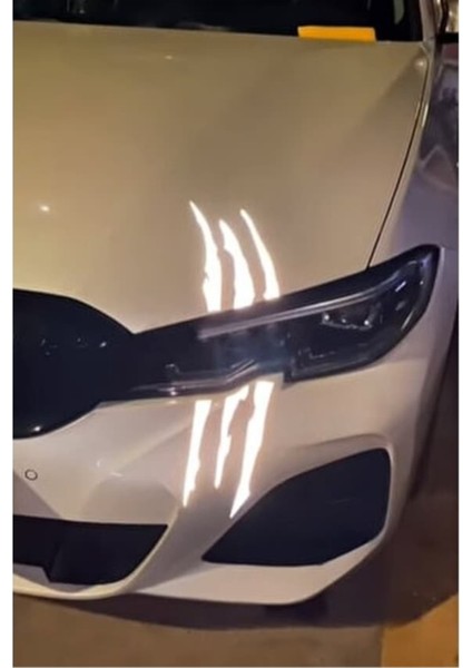 Monster Pençe Oto Özel Yeni Sticker Araba Far Özel Yeni Sticker Pençe