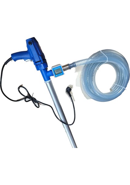 12 Volt Sayaçlı Varil Pompası & 5 Metre Hortumlu