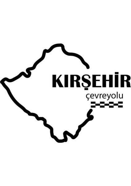 Kırşehir Çevreyolu Özel Yeni Sticker 12*9 cm