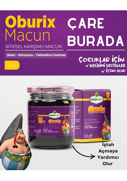 Oburix Bitkisel Macun Çocuklar Için Iştah Açıcı