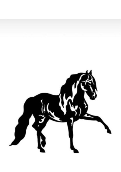 At Tasarımlı Oto Özel Yeni Sticker 40*40 cm