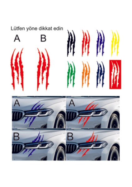 Oto Özel Yeni Sticker Yeşil 40*12 cm fiyatları