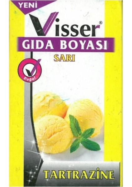 Gıda Boyası Sarı 1 Paket Vısser