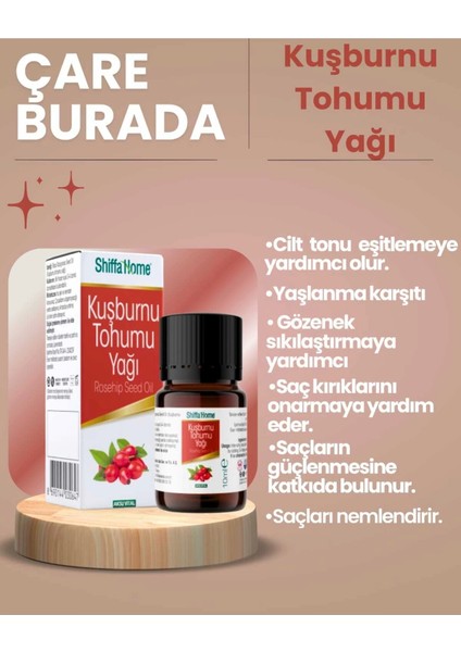 Kuşburnu Tohumu Yağı 10 ml
