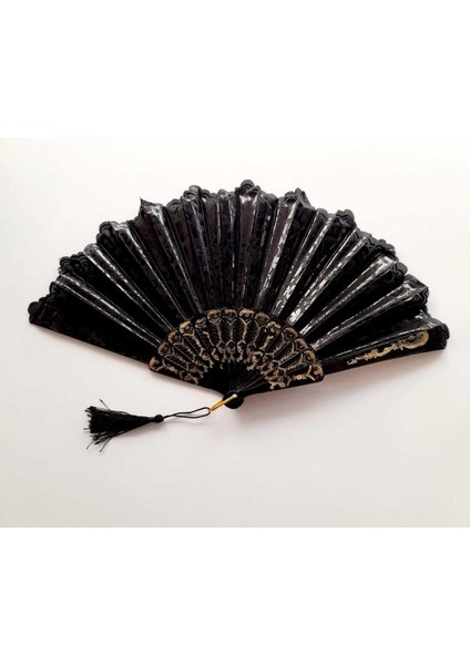 - Şık Doğal Serinletici Desnli Yelpaze 3 Adet