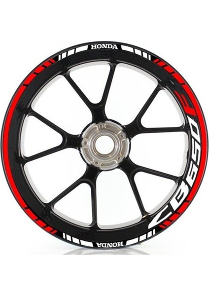 Honda Cb 650F Iç Dış Jant Şeridi Sticker Etiket Modeli