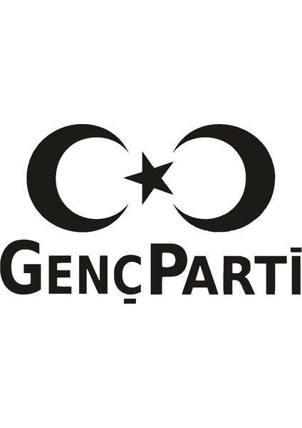 Genç Parti Logo Sticker 10 x 12 cm