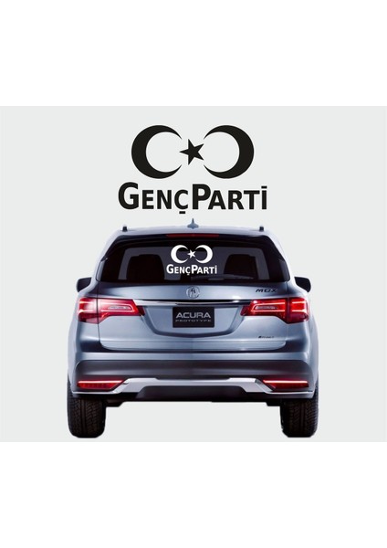 Genç Parti Logo Sticker 10 x 12 cm fiyatları