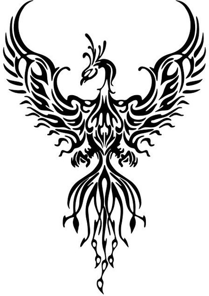 Kızgın Ejderha Tasarım Duvar Dekor Sticker 37 x 54