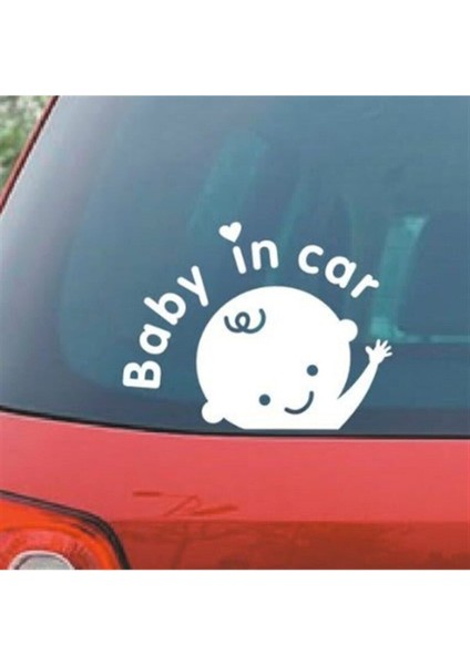 Baby In Car Oto Özel Yeni Sticker 15 cm