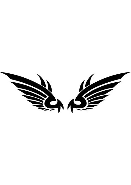 Kanatlar Sticker 10 x 4 cm