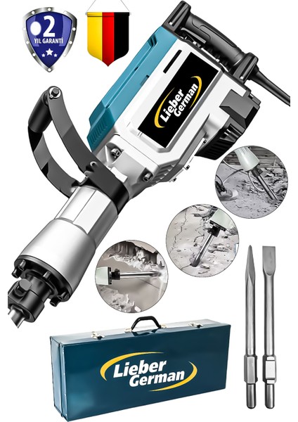 LG-1600 Profesyonel 70 Joule 16 kg Taşıma Çantalı Kırıcı Keski ve Murç fiyatları