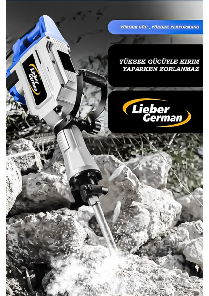 LG-1600 Profesyonel 70 Joule 16 kg Taşıma Çantalı Kırıcı Keski ve Murç modelleri