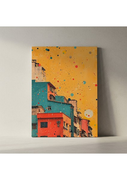 Soyut Kent Manzarası Tablosu fiyatları