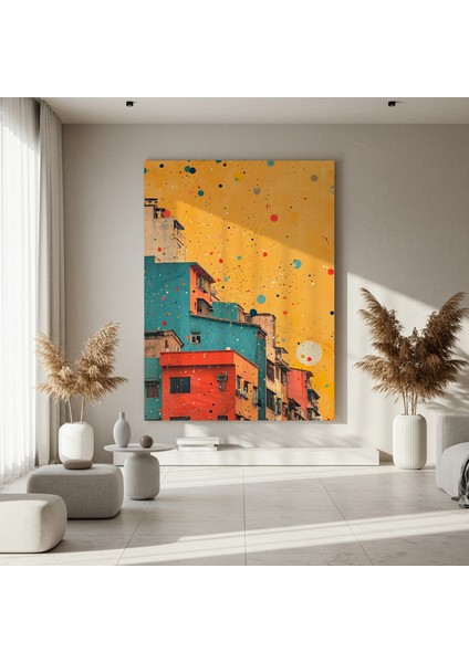 Soyut Kent Manzarası Tablosu fırsatları