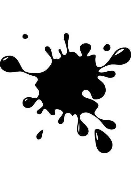 Boya Sıçraması Sticker 10 x 9 cm