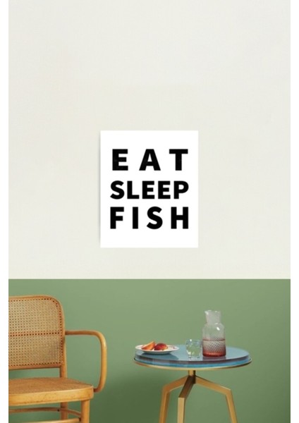 Eat Sleep Fısh Oto Cam Yazı Özel Yeni Sticker Siyah 25*18 cm fiyatları